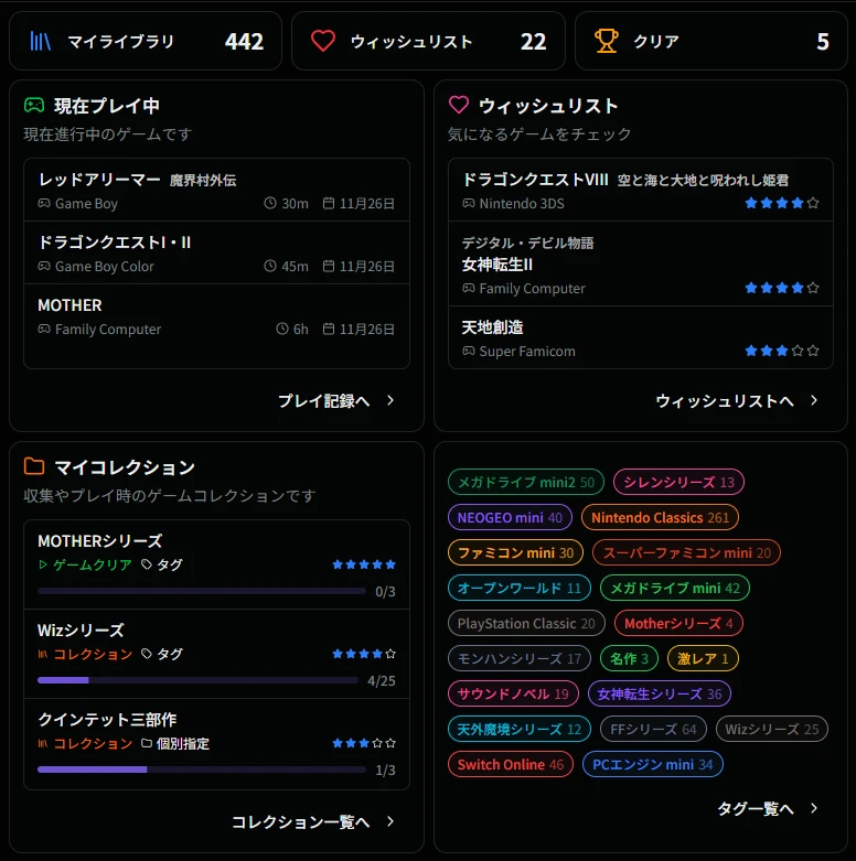 ダッシュボードレイアウト改善後
