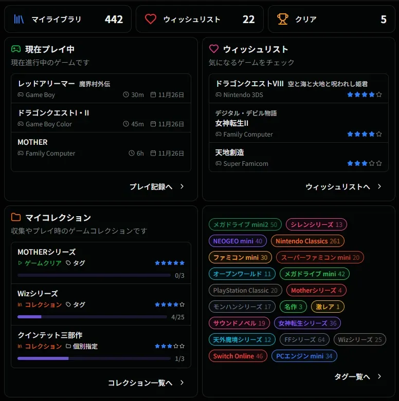 ダッシュボードレイアウト改善後